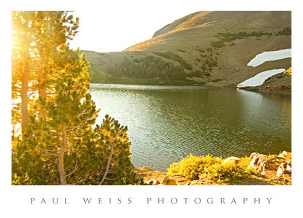 Sierra Sunrise Over Gardisky Lake, Yosemite